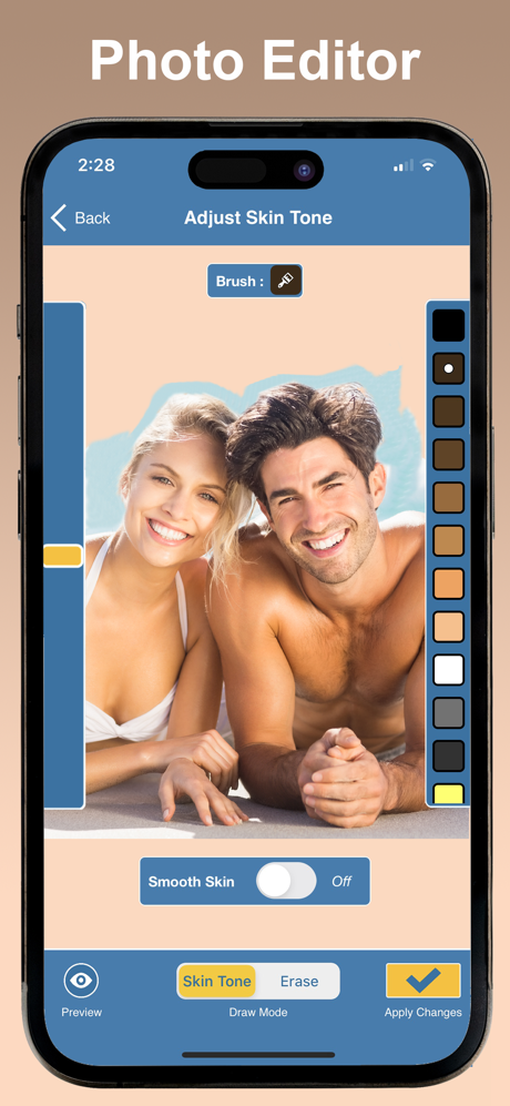 Skin Tone Booth - Face & Body screenshot 4