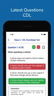 georgia cdl permit practice iphone screenshot 1