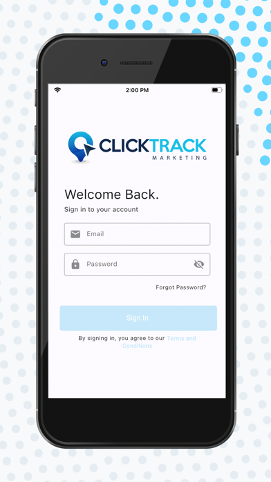 Click Track Marketing Screenshot
