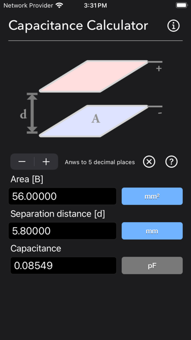 Capacitance Calculatorのおすすめ画像7