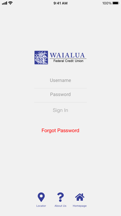 Waialua Federal Credit Union Screenshot