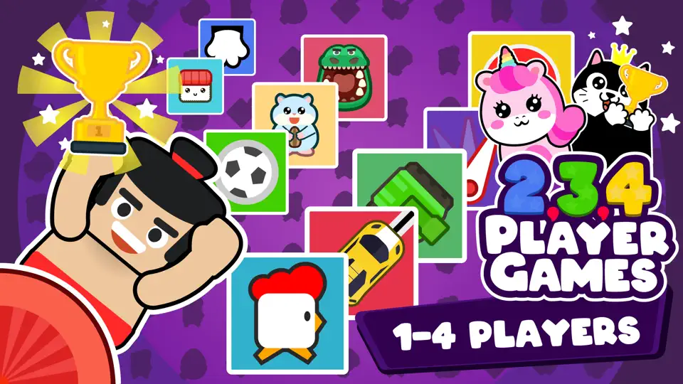 Скриншот Игры на двоих троих 4 игрока на iPhone 1