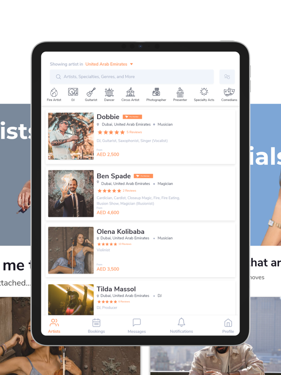 Screenshot #5 pour Soul Artists - Book Live Acts