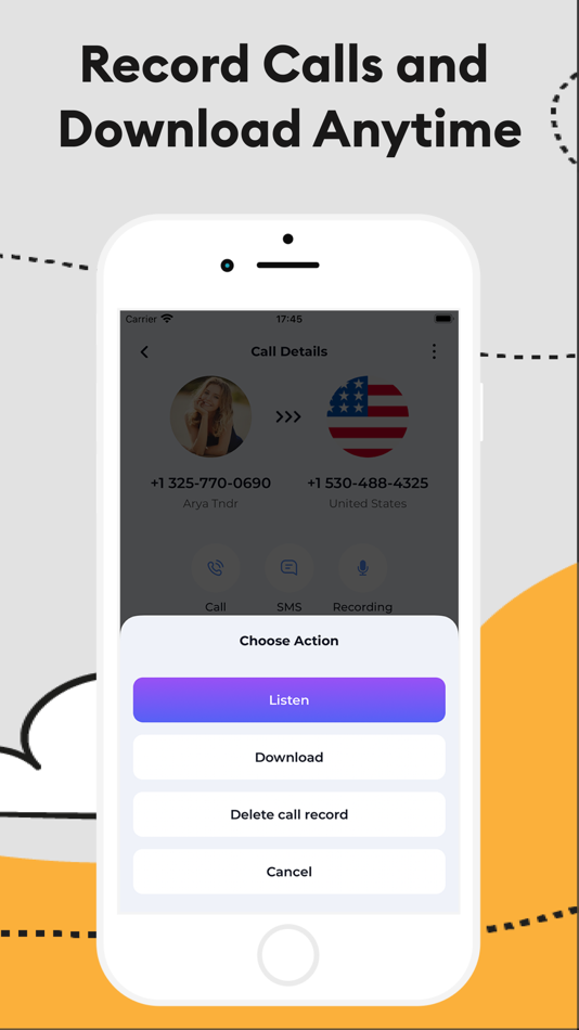 #9. GSM+ Second Phone Number (iOS) By: Mobile Victory