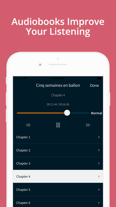 French Reading and Audio Books Screenshot