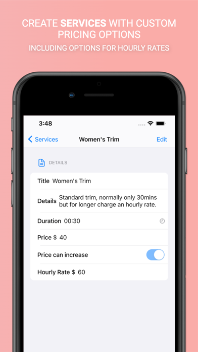 Salon Formulator iPhone screenshot 5 - Business app