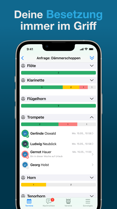 Screenshot #3 pour Konzertmeister