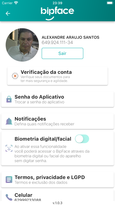 BipFace Screenshot