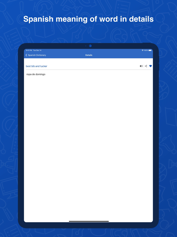 Spanish Dictionary Translator