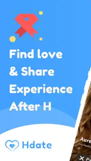 hdate: std & herpes dating app iphone screenshot 1