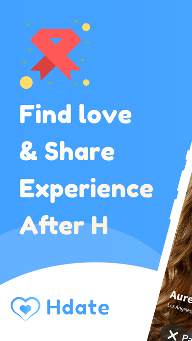 Hdate: STD & Herpes Dating App Screenshot