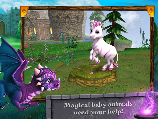 Fantasy Baby Animals Premium iPad app afbeelding 2