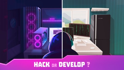 Hacker or Dev Tycoon? Clicker Screenshot