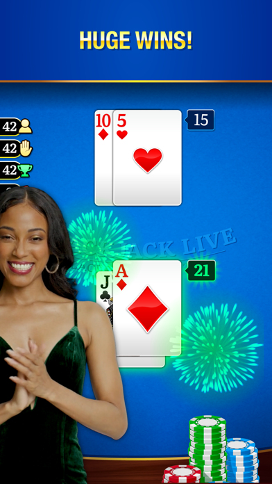 Blackjack Live Casino Screenshot