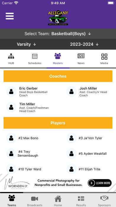 Smithsburg Leopard Athletics Screenshot