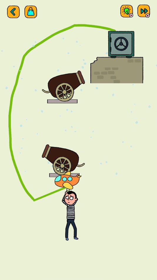 #3. Fly Thief: Draw A Line (iOS) By: Pham Vu Hoang