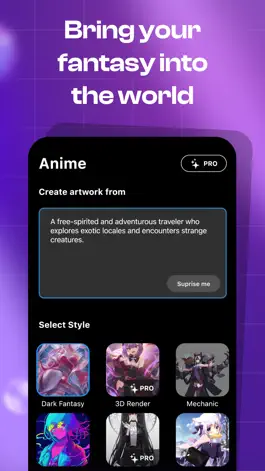 Game screenshot Anime AI Art apk