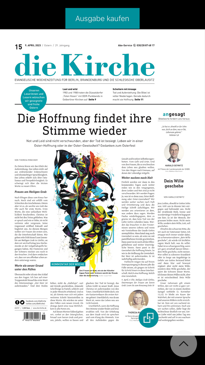 Evang. Zeitung - die Kirche