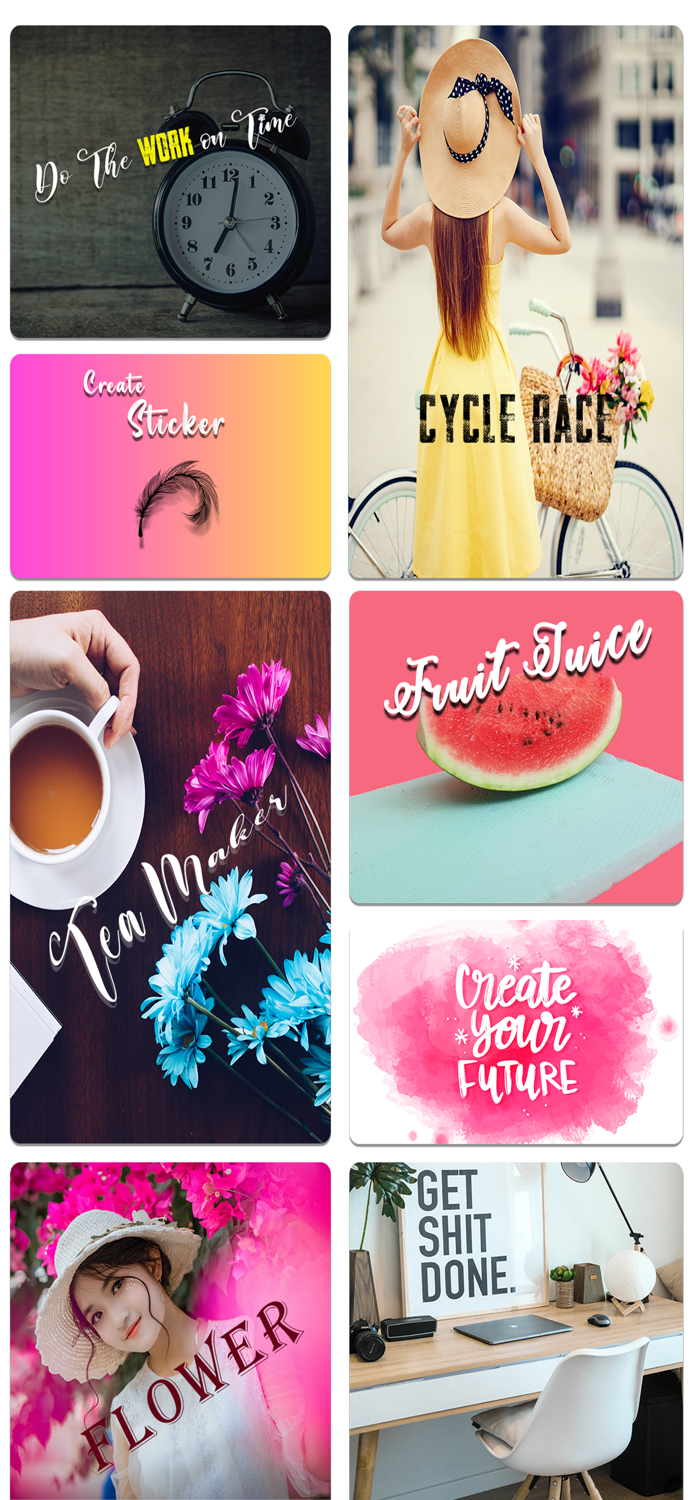 Add text to Photos - Text Art