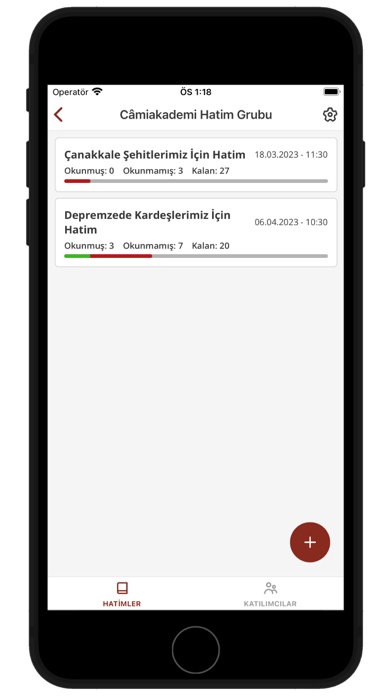 Hatemât - Hatim Takip Uygulama Screenshot