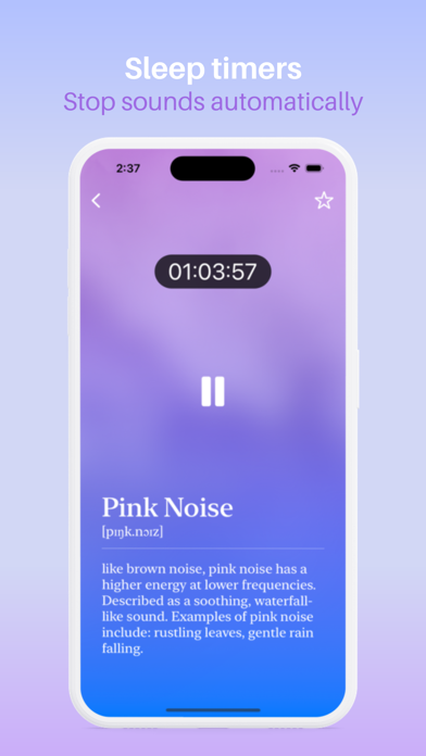 Relaxing Sounds: Pink Noise Screenshot