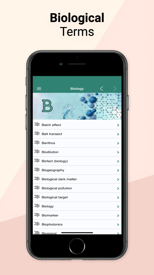#2. Biology Dictionary & Course (iOS) Podle: David Ortega Lopez
