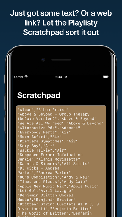 Playlisty for Apple Music Screenshot