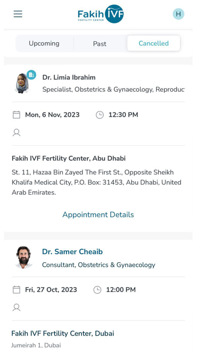 Fakih IVF Screenshot