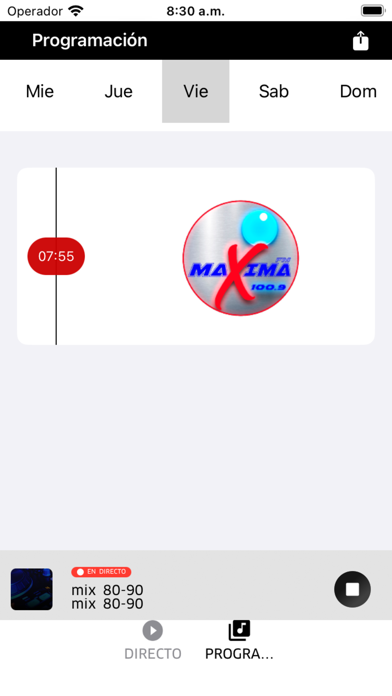 Máxima FM Nicaragua Screenshot