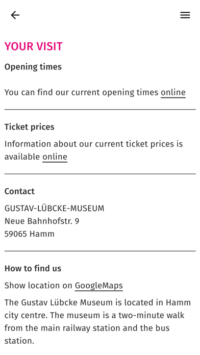 Gustav-Lübcke-Museum Hamm Screenshot