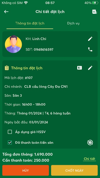 Alobo - Quản lý sân thể thao