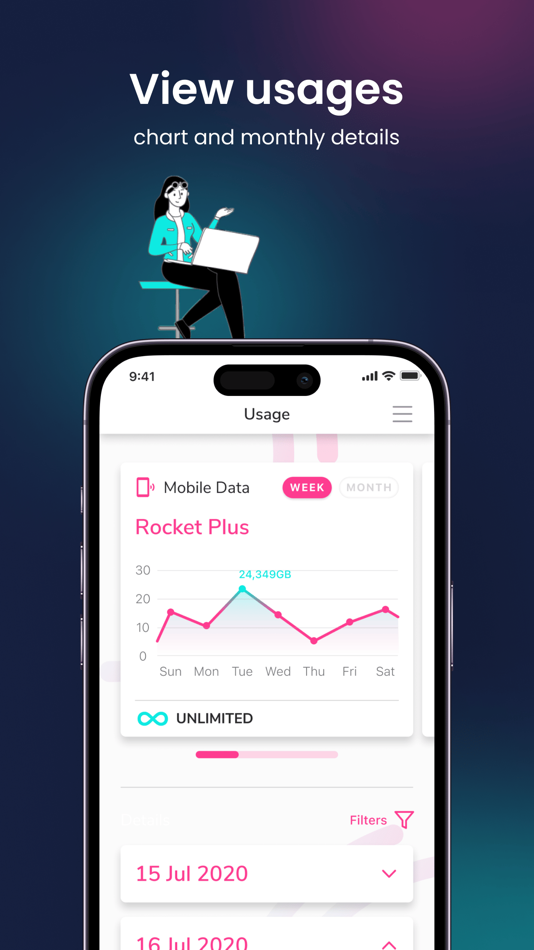 #5. Rocket Mobile NZ (iOS) 由: MyRepublic Ltd