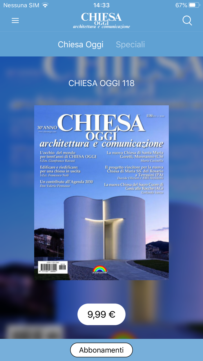 Chiesa Oggi