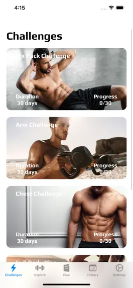 Game screenshot Home Workout - Men Fitness apk