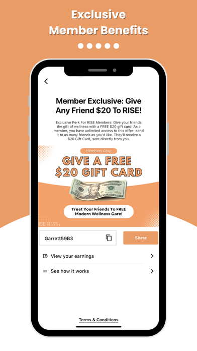 RISE Modern Wellness Screenshot