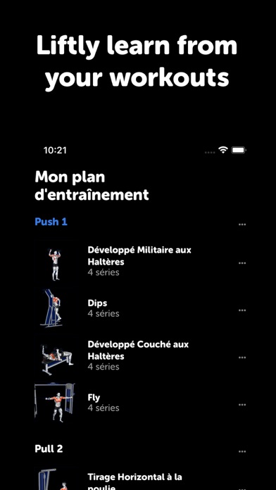 Gym Lifting Tracker - Liftly Screenshot