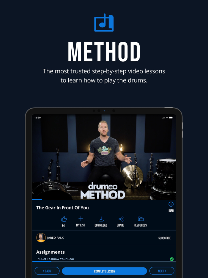 Drumeo The Drum Lessons App