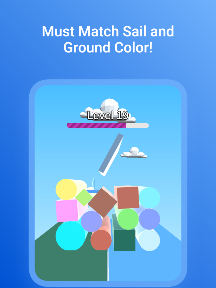 Color Sail 3D Dot Puzzle Game