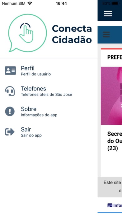 Conecta Cidadão App Screenshot