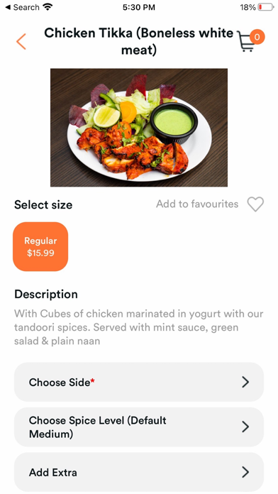 Bombay Grill Milton Screenshot