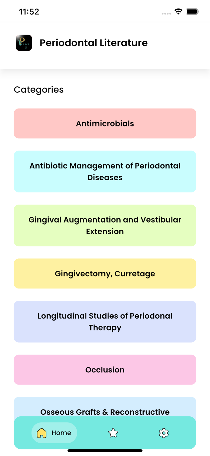 Perio Lit Periodontology