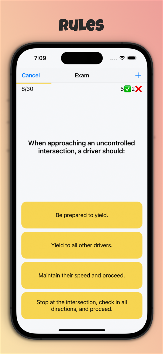 Florida DMV drivers test