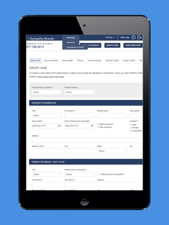 Sympathy Brands iPad screenshot 6 - Medical app