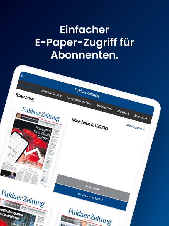 Screenshot #5 pour Fuldaer Zeitung