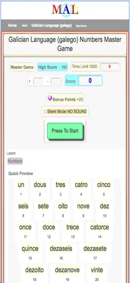 Game screenshot Galician M(A)L apk