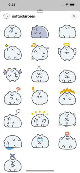Game screenshot soft polar bear sticker apk