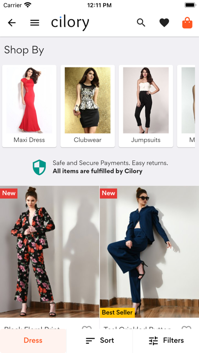 Cilory - Online Shopping App Screenshot