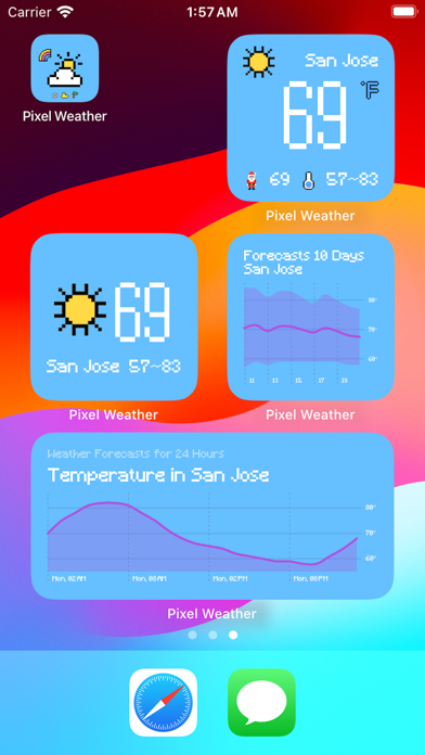 Screenshot #2 pour Pixel Weather - Forecast