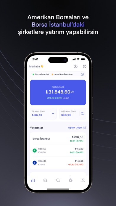 Midas: Borsa Hisse Alım Satım Screenshot