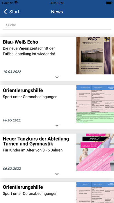 Blau-Weiß Beelen Screenshot